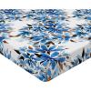 Ambesonne Floral Fitted Sheet, Valentine’s Day Theme Grunge Style Repetitive Rose Flowers Abstract, Decorative Soft Bedding All-Round Elastic Pocket, California King, Pale Fuchsia and Sepia(Sea Blue Chocolate and White)