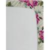 Ambesonne Floral Fitted Sheet, Valentine’s Day Theme Grunge Style Repetitive Rose Flowers Abstract, Decorative Soft Bedding All-Round Elastic Pocket, California King, Pale Fuchsia and Sepia(Pale Fuchsia and Sepia)
