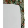 Ambesonne Floral Fitted Sheet, Valentine’s Day Theme Grunge Style Repetitive Rose Flowers Abstract, Decorative Soft Bedding All-Round Elastic Pocket, California King, Pale Fuchsia and Sepia(Pale Orange and Army Green)