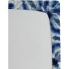 Ambesonne Floral Fitted Sheet, Valentine’s Day Theme Grunge Style Repetitive Rose Flowers Abstract, Decorative Soft Bedding All-Round Elastic Pocket, California King, Pale Fuchsia and Sepia(Dark Violet Blue and White)