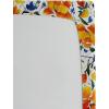 Ambesonne Floral Fitted Sheet, Valentine’s Day Theme Grunge Style Repetitive Rose Flowers Abstract, Decorative Soft Bedding All-Round Elastic Pocket, California King, Pale Fuchsia and Sepia(Earth Yellow Violet Blue)
