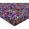 Ambesonne Floral Fitted Sheet, Valentine’s Day Theme Grunge Style Repetitive Rose Flowers Abstract, Decorative Soft Bedding All-Round Elastic Pocket, California King, Pale Fuchsia and Sepia(Pale Purple and Sage Green)