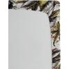 Ambesonne Floral Fitted Sheet, Valentine’s Day Theme Grunge Style Repetitive Rose Flowers Abstract, Decorative Soft Bedding All-Round Elastic Pocket, California King, Pale Fuchsia and Sepia(Pale Coffee and Burnt Sienna)