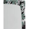 Ambesonne Floral Fitted Sheet, Valentine’s Day Theme Grunge Style Repetitive Rose Flowers Abstract, Decorative Soft Bedding All-Round Elastic Pocket, California King, Pale Fuchsia and Sepia(Reseda Green Grey and White)