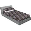 Ambesonne Floral Fitted Sheet & Pillow Sham Set, Realistic Painting Print A Million Roses to My Love Valentines Day, Decorative Printed 3 Piece Bedding Decor Set, Full, Pale Pink Dark Pink and Ecru(Lilac Plum and Laurel Green)