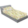 Ambesonne Floral Fitted Sheet & Pillow Sham Set, Realistic Painting Print A Million Roses to My Love Valentines Day, Decorative Printed 3 Piece Bedding Decor Set, Full, Pale Pink Dark Pink and Ecru(Sea Blue Multicolor)