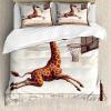 Ambesonne Floral Heart Duvet Cover Set, Tenderness of Romantic Garden Ivy Branches and Roses Valentines Day, Decorative 3 Piece Bedding Set with 2 Pillow Shams, Queen Size, Laurel Green and Pink(Cinnamon Off White Green)
