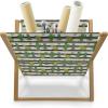 Ambesonne Floral Magazine and Book Holder, Romantic Roses Leaves Rosebuds Valentine’s Day Sketch Repetitive Pattern, Floor Rack Decor for Interior of Home & Office, 22″ x 19″, Pastel Pink and Rose(Olive Green Apricot)
