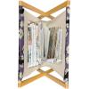 Ambesonne Floral Magazine and Book Holder, Romantic Roses Leaves Rosebuds Valentine’s Day Sketch Repetitive Pattern, Floor Rack Decor for Interior of Home & Office, 22″ x 19″, Pastel Pink and Rose(Pale Eggplant Cream)