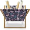 Ambesonne Floral Magazine and Book Holder, Romantic Roses Leaves Rosebuds Valentine’s Day Sketch Repetitive Pattern, Floor Rack Decor for Interior of Home & Office, 22″ x 19″, Pastel Pink and Rose(Sea Blue Lilac)
