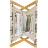 Ambesonne Floral Magazine and Book Holder, Romantic Roses Leaves Rosebuds Valentine’s Day Sketch Repetitive Pattern, Floor Rack Decor for Interior of Home & Office, 22″ x 19″, Pastel Pink and Rose(Eggshell and Evergreen)
