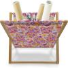 Ambesonne Floral Magazine and Book Holder, Romantic Roses Leaves Rosebuds Valentine’s Day Sketch Repetitive Pattern, Floor Rack Decor for Interior of Home & Office, 22″ x 19″, Pastel Pink and Rose(Hot Pink Dark Magenta)