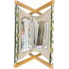 Ambesonne Floral Magazine and Book Holder, Romantic Roses Leaves Rosebuds Valentine’s Day Sketch Repetitive Pattern, Floor Rack Decor for Interior of Home & Office, 22″ x 19″, Pastel Pink and Rose(Olive Green Apricot)