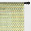 Ambesonne Indie Tulle Curtains with Rod Pocket, Hipster Fashion Themed Pattern Clothing Accessories and Sketchy Art, Sheer Drape for Wedding Party 2 Panels, 108″ x 54″, Seafoam Orange Black(Yellow Sky Blue Charcoal Grey)