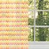 Ambesonne Indie Tulle Curtains with Rod Pocket, Hipster Fashion Themed Pattern Clothing Accessories and Sketchy Art, Sheer Drape for Wedding Party 2 Panels, 108″ x 54″, Seafoam Orange Black(Red Apricot Marigold)