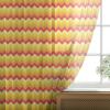 Ambesonne Indie Tulle Curtains with Rod Pocket, Hipster Fashion Themed Pattern Clothing Accessories and Sketchy Art, Sheer Drape for Wedding Party 2 Panels, 108″ x 54″, Seafoam Orange Black(Red Apricot Marigold)