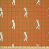 Ambesonne Kiss Fabric by The Yard, Red Woman Lips Kiss Marks Pattern Romance Feminine Graphic Valentines Day, Stretch Knit Fabric for Clothing Sewing and Arts Crafts, 1 Yard, Vermilion Ivory(Vermilion White)