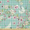 Ambesonne Kiss Fabric by The Yard, Red Woman Lips Kiss Marks Pattern Romance Feminine Graphic Valentines Day, Stretch Knit Fabric for Clothing Sewing and Arts Crafts, 1 Yard, Vermilion Ivory(Seafoam Pink)