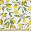 Ambesonne Kiss Fabric by The Yard, Red Woman Lips Kiss Marks Pattern Romance Feminine Graphic Valentines Day, Stretch Knit Fabric for Clothing Sewing and Arts Crafts, 1 Yard, Vermilion Ivory(Mustard Green)