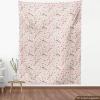 Ambesonne Kiss Fabric by The Yard, Red Woman Lips Kiss Marks Pattern Romance Feminine Graphic Valentines Day, Stretch Knit Fabric for Clothing Sewing and Arts Crafts, 1 Yard, Vermilion Ivory(Beige Rose)