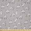 Ambesonne Kiss Fabric by The Yard, Red Woman Lips Kiss Marks Pattern Romance Feminine Graphic Valentines Day, Stretch Knit Fabric for Clothing Sewing and Arts Crafts, 1 Yard, Vermilion Ivory(Soft Grey)