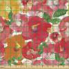 Ambesonne Kiss Fabric by The Yard, Red Woman Lips Kiss Marks Pattern Romance Feminine Graphic Valentines Day, Stretch Knit Fabric for Clothing Sewing and Arts Crafts, 1 Yard, Vermilion Ivory(Dark Pink Orange)