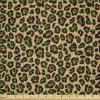Ambesonne Kiss Fabric by The Yard, Red Woman Lips Kiss Marks Pattern Romance Feminine Graphic Valentines Day, Stretch Knit Fabric for Clothing Sewing and Arts Crafts, 1 Yard, Vermilion Ivory(Orange and Black)