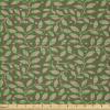 Ambesonne Kiss Fabric by The Yard, Red Woman Lips Kiss Marks Pattern Romance Feminine Graphic Valentines Day, Stretch Knit Fabric for Clothing Sewing and Arts Crafts, 1 Yard, Vermilion Ivory(Khaki Pale Brown)