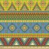 Ambesonne Kiss Fabric by The Yard, Red Woman Lips Kiss Marks Pattern Romance Feminine Graphic Valentines Day, Stretch Knit Fabric for Clothing Sewing and Arts Crafts, 1 Yard, Vermilion Ivory(Yellow Orange)