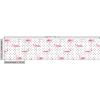 Ambesonne Kiss Fabric by The Yard, Red Woman Lips Kiss Marks Pattern Romance Feminine Graphic Valentines Day, Stretch Knit Fabric for Clothing Sewing and Arts Crafts, 1 Yard, Vermilion Ivory(Pink Cream)