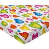Ambesonne Love Fitted Sheet, Colorful Hearts and Butterflies Silhouettes Doodle Style Happy Valentines Day Pattern, Bed Cover with All-Round Elastic Deep Pocket for Comfort, Queen Size, Multicolor(Multicolor)