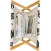 Ambesonne Love Magazine and Book Holder, Romance of The Roses Valentine’s Day Vintage Spring Season Pattern Illustration, Floor Rack Decor for Interior of Home & Office, 22″ x 19″, Rose Dark Pink(White Yellow Black)