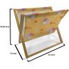 Ambesonne Love Magazine and Book Holder, Romance of The Roses Valentine’s Day Vintage Spring Season Pattern Illustration, Floor Rack Decor for Interior of Home & Office, 22″ x 19″, Rose Dark Pink(Pale Orange and Pale Fuchsia)