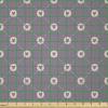 Ambesonne Modern Fabric by The Yard, Symmetrical Mesh of Hearts in Rounds Connected Design Valentine’s Day, Stretch Knit Fabric for Clothing Sewing and Arts Crafts, 5 Yards, Pale Eggplant and Rose(Pale Eggplant and Rose)