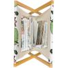 Ambesonne Romantic Magazine and Book Holder, Valentine’s Day Couple Tango Dancing on Stage Lovers Celebration Wedding, Floor Rack Decor for Interior of Home & Office, 22″ x 19″, Red Grey Slate Blue(White Rose and Green)