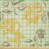 Ambesonne Vintage Floral Fabric by The Yard, Sketch Style Romantic Roses Love Flower Valentine’s Day Theme, Stretch Knit Fabric for Clothing Sewing and Arts Crafts, 10 Yards, Brown Yellow and Beige(Brown Yellow and Beige)