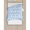 Pale Blue and White