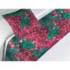 Ruby Pink and Forest Green