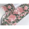 Ambesonne Floral Bed Runner Set, Valentine’s Day Theme Vintage Style Romantic Roses Pattern Plot, Decorative Bedding Scarf and a Pillow Sham for Hotels Homes, Twin, Dark Fuchsia and Slate Blue(Dried Rose Olive Green)