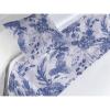 Ambesonne Floral Bed Runner Set, Valentine’s Day Theme Vintage Style Romantic Roses Pattern Plot, Decorative Bedding Scarf and a Pillow Sham for Hotels Homes, Twin, Dark Fuchsia and Slate Blue(Dark Lavender and Violet)