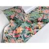 Ambesonne Floral Bed Runner Set, Valentine’s Day Theme Vintage Style Romantic Roses Pattern Plot, Decorative Bedding Scarf and a Pillow Sham for Hotels Homes, Twin, Dark Fuchsia and Slate Blue(Dark Coral and Hunter Green)