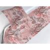 Ambesonne Floral Bed Runner Set, Valentine’s Day Theme Vintage Style Romantic Roses Pattern Plot, Decorative Bedding Scarf and a Pillow Sham for Hotels Homes, Twin, Dark Fuchsia and Slate Blue(Pale Rose and Pastel Pink)