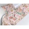 Ambesonne Floral Bed Runner Set, Valentine’s Day Theme Vintage Style Romantic Roses Pattern Plot, Decorative Bedding Scarf and a Pillow Sham for Hotels Homes, Twin, Dark Fuchsia and Slate Blue(Sand Brown and Pale Teal)