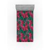 Ruby Pink and Forest Green