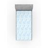 Soft Blue Off White