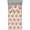 Coral Coral and Pale Grey
