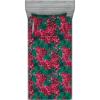 Ruby Pink and Forest Green