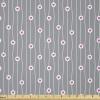 Ambesonne Love Fabric by The Yard, Valentine’s Day Themed Pattern with Hearts on Curvilinear Stripes, Stretch Knit Fabric for Clothing Sewing and Arts Crafts, 10 Yards, Grey Pale Fuchsia White(Grey Pale Fuchsia White)