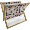Ambesonne Romantic Magazine and Book Holder, Valentine’s Day Couple Tango Dancing on Stage Lovers Celebration Wedding, Floor Rack Decor for Interior of Home & Office, 22″ x 19″, Red Grey Slate Blue(Peach Pink Charcoal Grey)