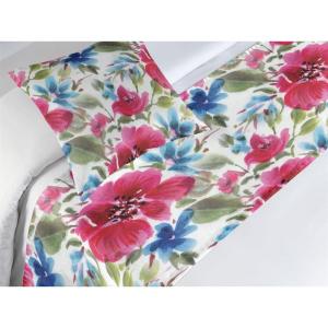 Ambesonne Floral Bed Runner Set, Realistic Painting Print A Million Roses to My Love Valentines Day, Decorative Bedding Scarf and 2 Pillow Shams for Hotels Homes, King, Pale Pink Dark Pink and Ecru(Pastel Pink Sage Green)